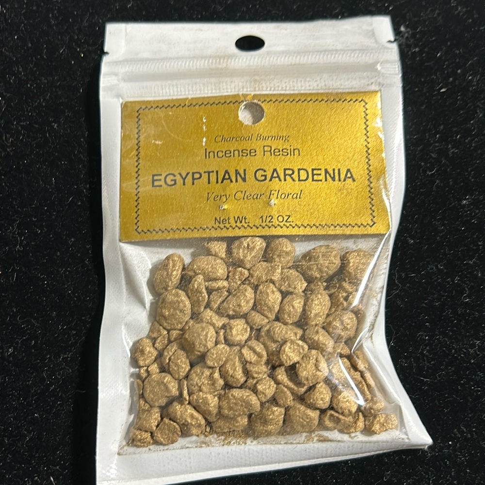 Egyptian Gardenia resin incense